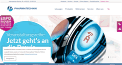Desktop Screenshot of pharmatechnik.de